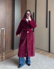 fox kaşmir tek düğme bordo