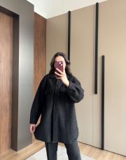 buklet gömlek siyah