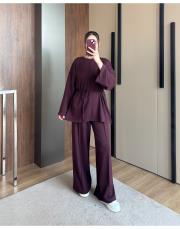 ipli oysho kumaş bordo 2