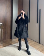 orta boy kürk siyah