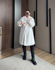 orta boy kürk beyaz