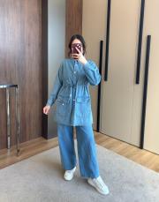 cepli 2 li kot takım mavi