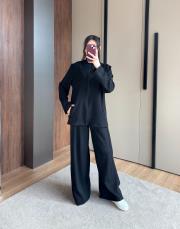 bol oysho takım siyah