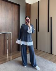 gömlekli oysho antrasit