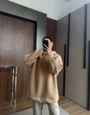 3 iplik sweat shirt vizon