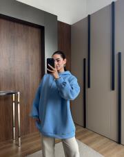 3 iplik sweat shirt bebe mavi